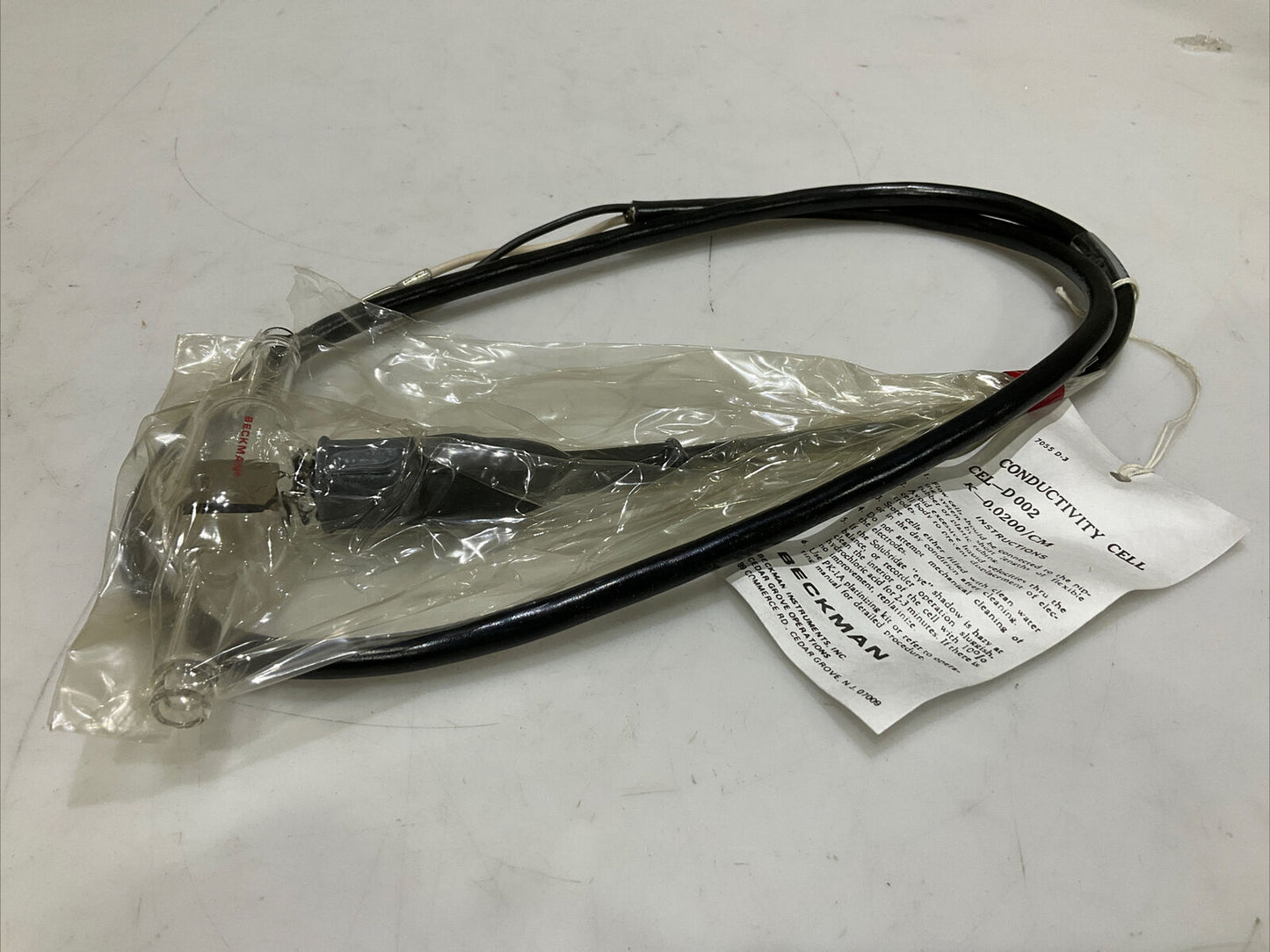 BECKMAN 8501200 CEL-D 002 K-0.0200/CM CONDUCTIVITY CELL 373