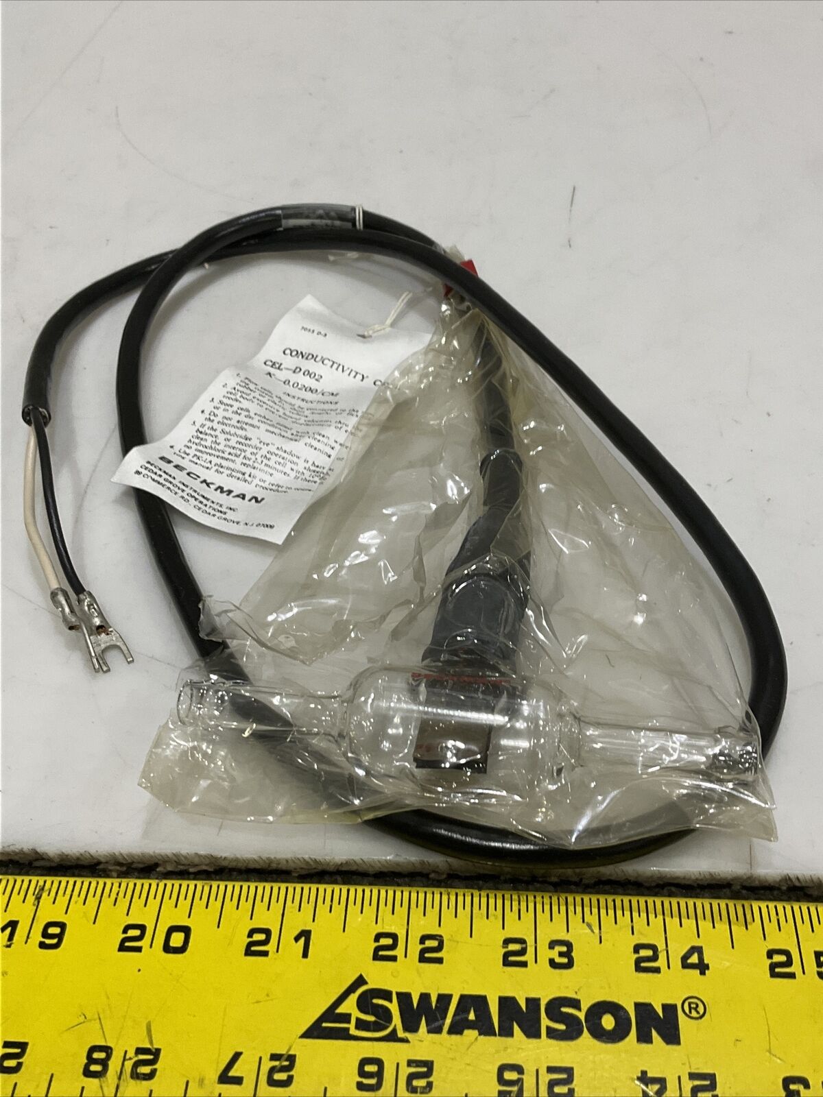 BECKMAN 8501200 CEL-D 002 K-0.0200/CM CONDUCTIVITY CELL 373