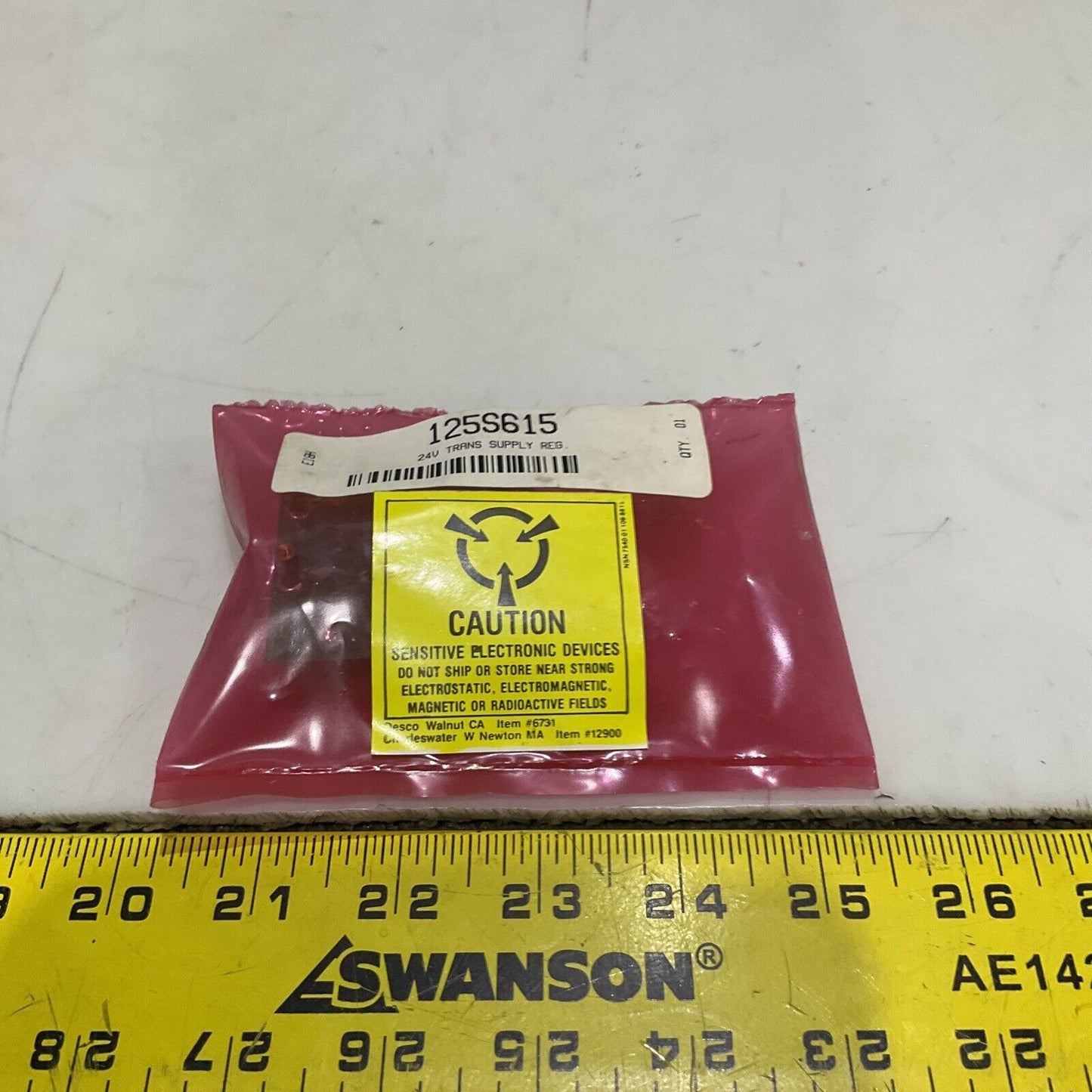 TAYLOR INSTRUMENTS 125S615 POWER SUPPLY 24V 373