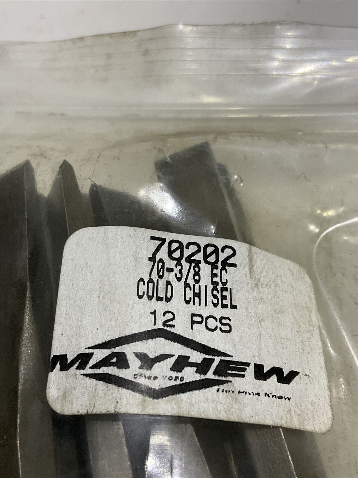 MAYHEW 70202 COLD CHISEL 70 LB 3/8” LOT OF 30 373