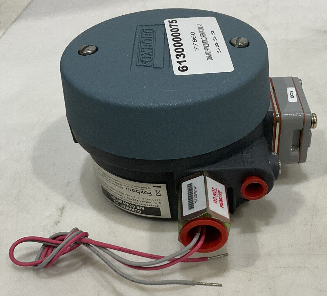 FOXBORO E69F CURRENT-TO-PNEUMATIC SIGNAL CONVERTER 373