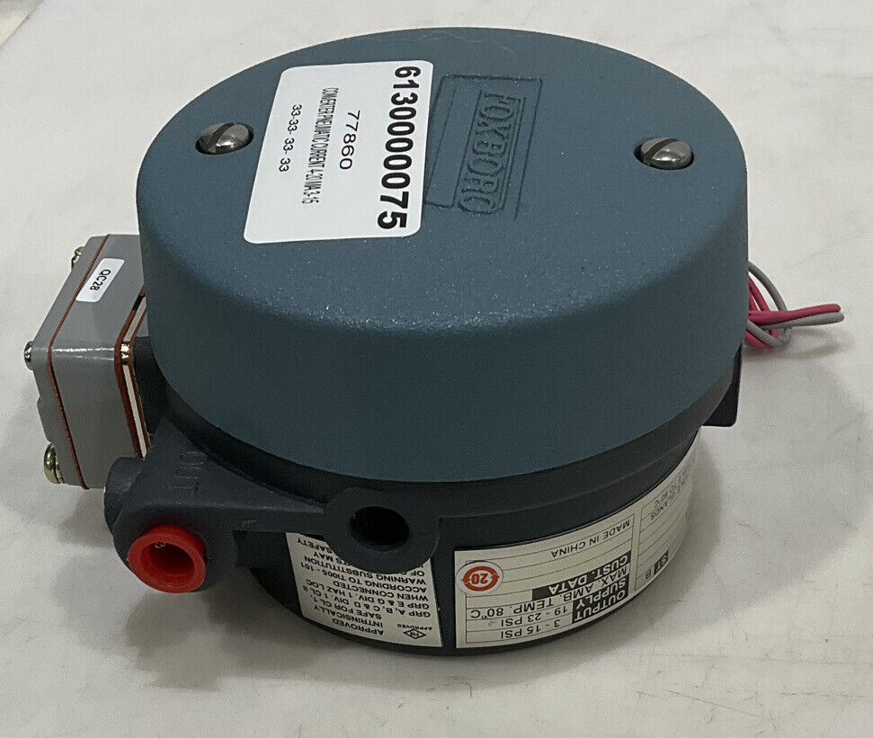 FOXBORO E69F CURRENT-TO-PNEUMATIC SIGNAL CONVERTER 373