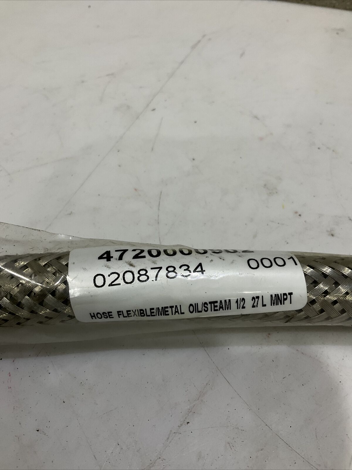 FABER BURNER 6270-21 OIL STEAM FLEXIBLE HOSE 1/2” X 12”L 373