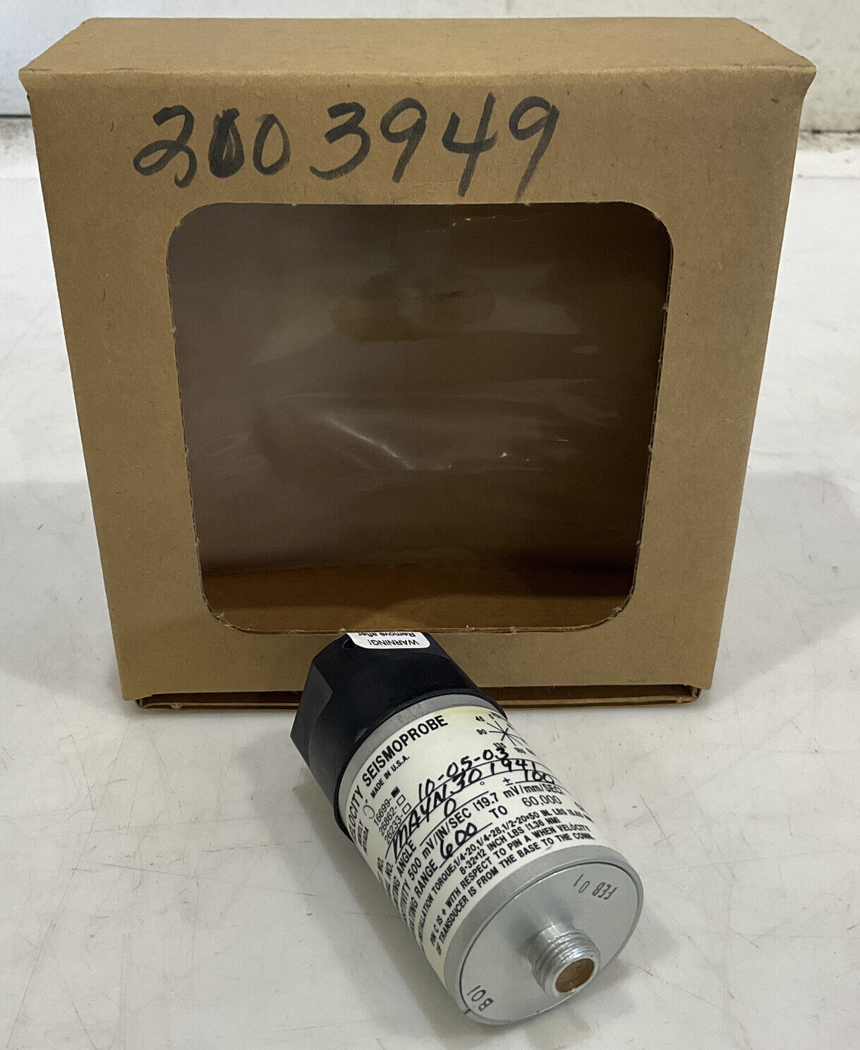 BENTLY NEVADA 10-05-03 VELOCITY SEISMOPROBE 373