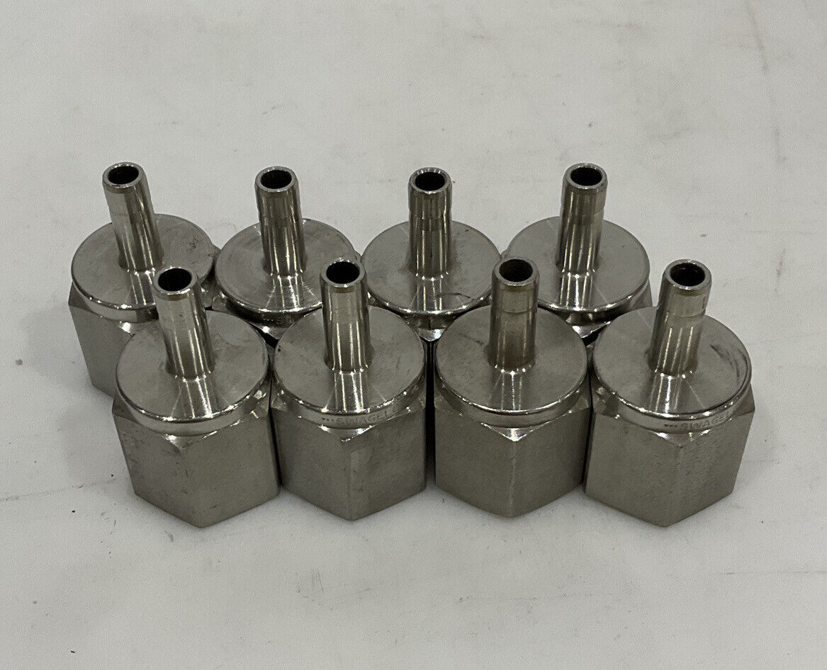 SWAGELOK SS-2-TA-7-8 FEMALE ADAPTER LOT OF 8 476
