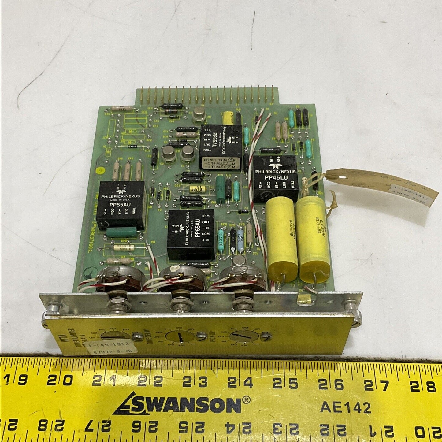 WESTINGHOUSE 589C371G02 TIMER LIMITER GAIN 373