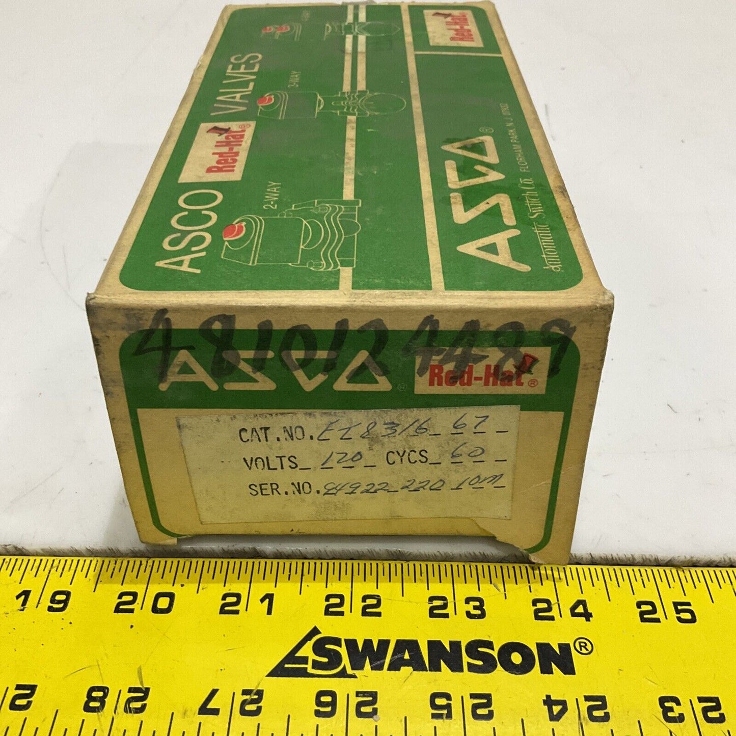 ASCO FT8316 67 SOLENOID VALVE 120V 60CYC 373