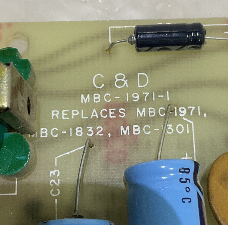 C&D BATTERIES MBC-1971-1 REACTOR BAL ADJ 373