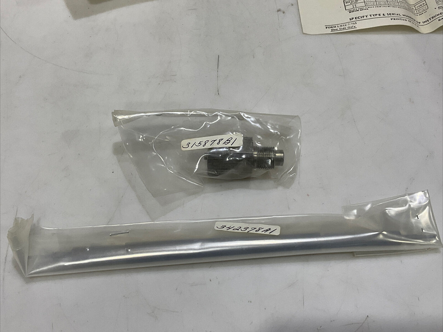 BAILEY CONTROL M31-7C 254040C3 SPARE PARTS KIT 373