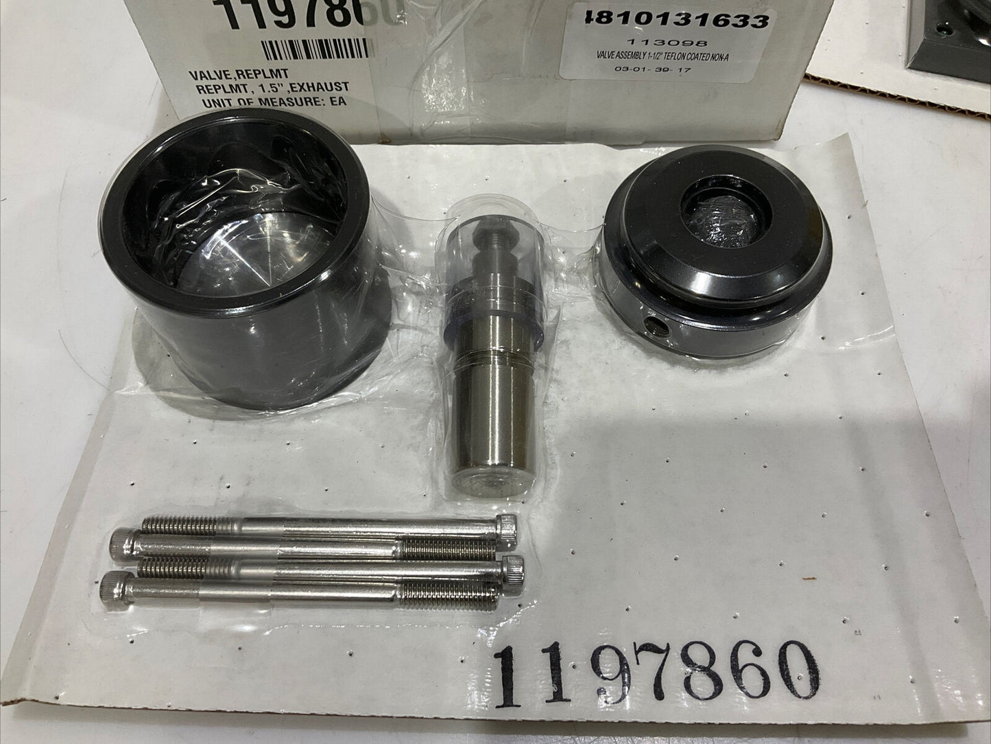 PALL-TRINITY 1197860 TEFLON COATED VALVE ASSEMBLY 1.5” 800 DNA 373