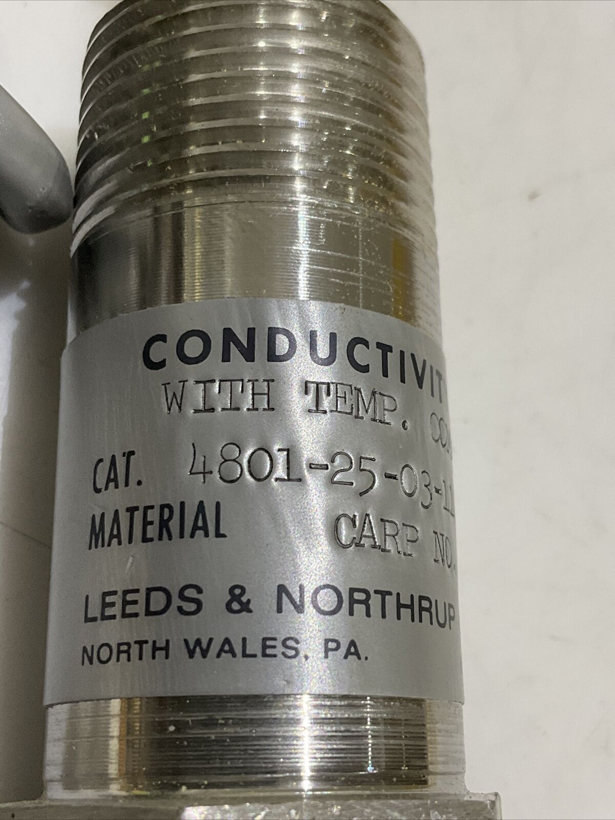 LEEDS & NORTHRUP 4801-25-11-073 CONDUCTIVITY CELL WITH TEMP COMPENSATOR 373