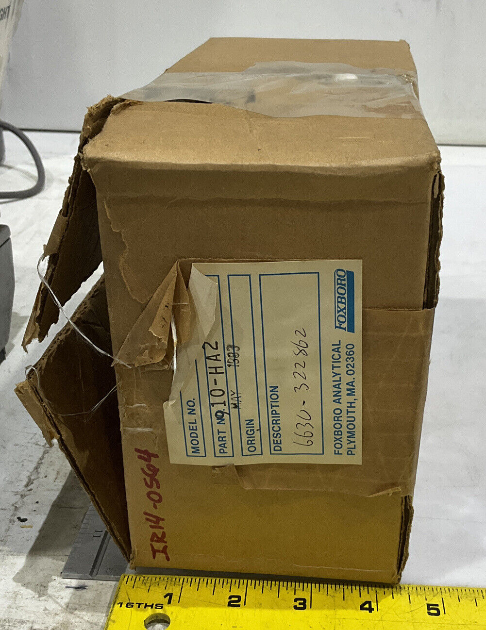FOXBORO 910-HA2 CONDUCTIVITY CELL 373