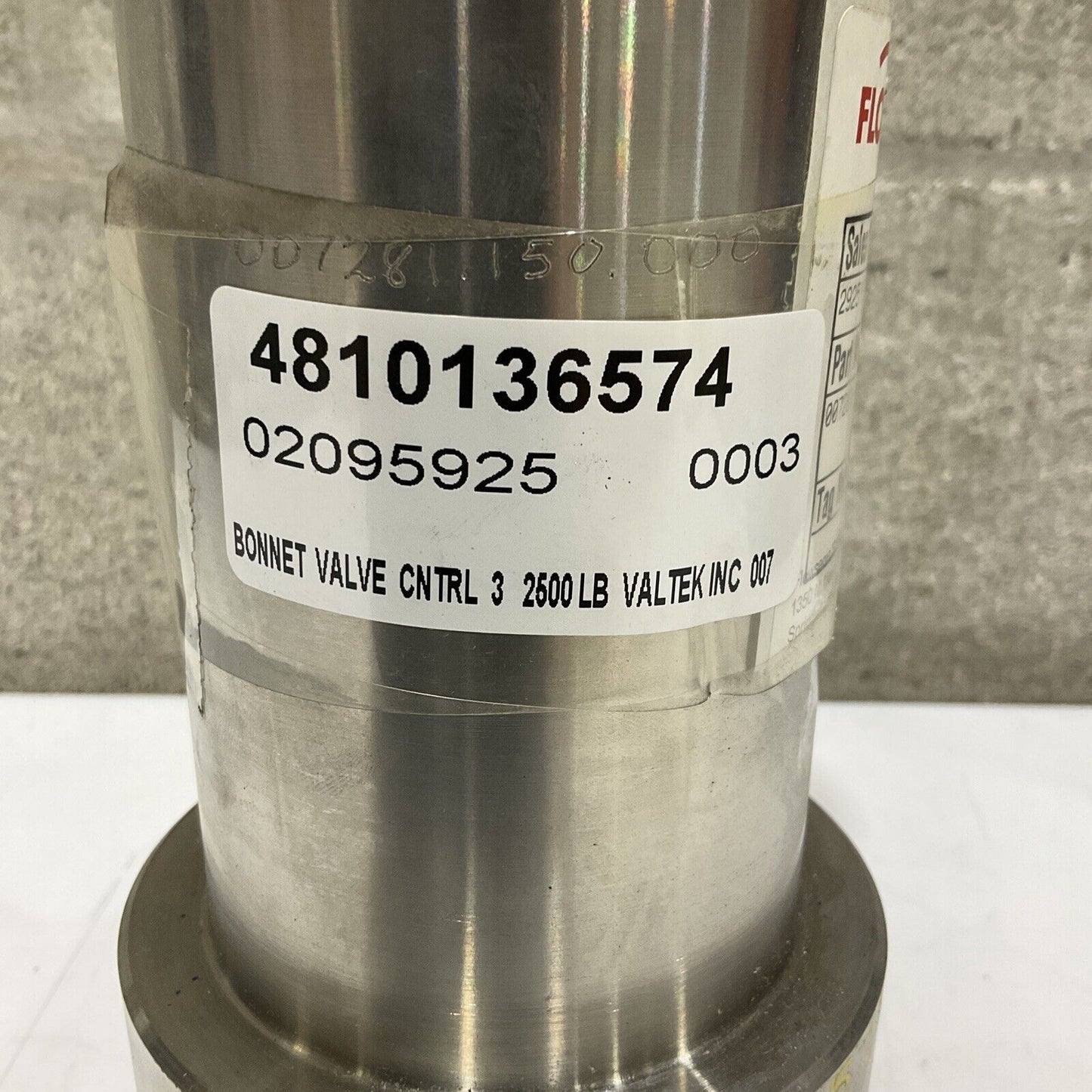 FLOWSERVE 007281.150.000 BONNET MK1 3” 3.38 SPUD CL 2500 11.44L 100/600 373