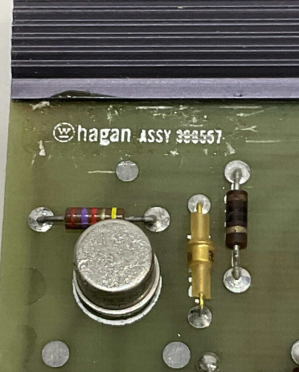 HAGAN ASSEMBLY 398557 REV B ANALOG COMP 7 373