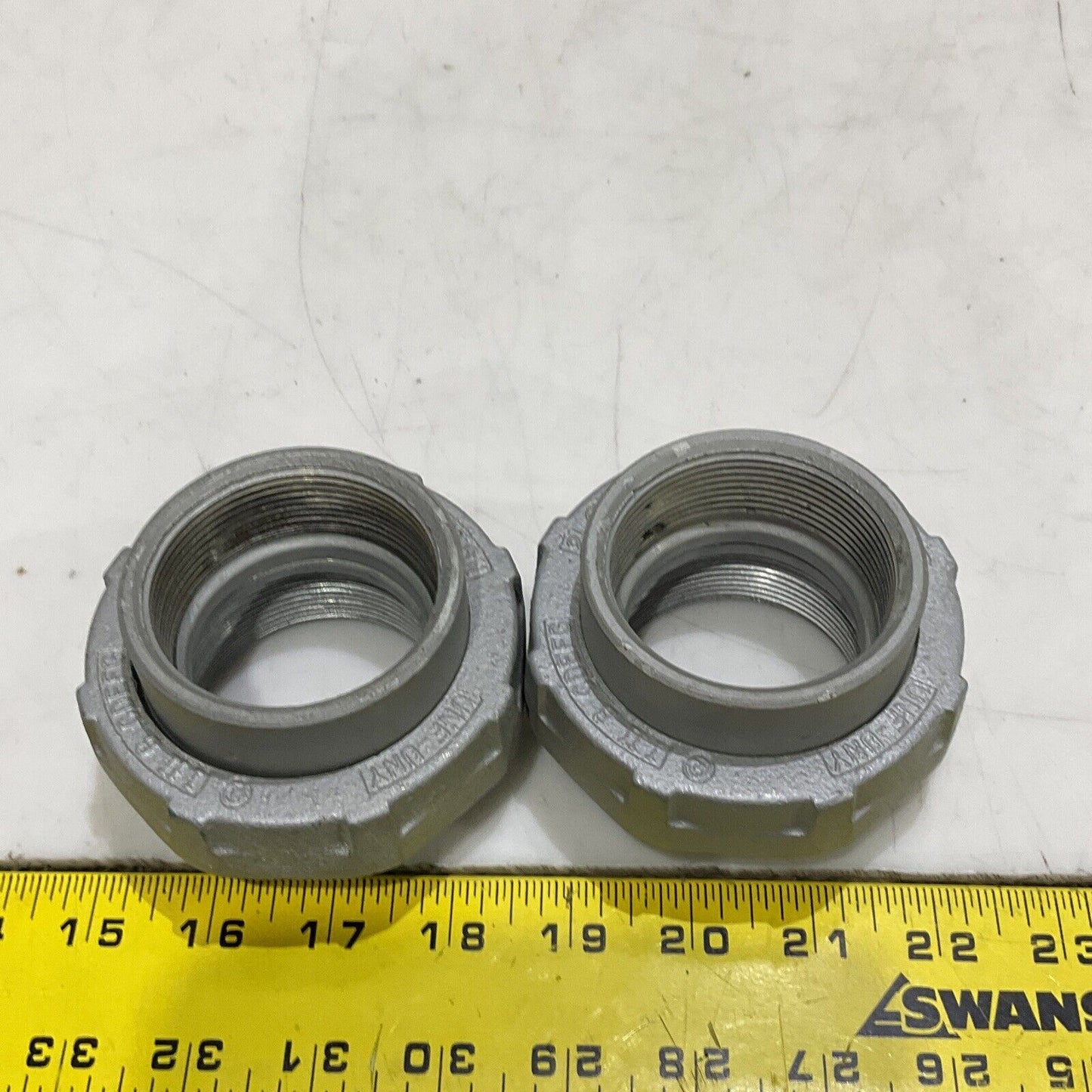 APPLETON 2 UNF CL I II BCDEFG FEMALE UNION LOT OF 2 373