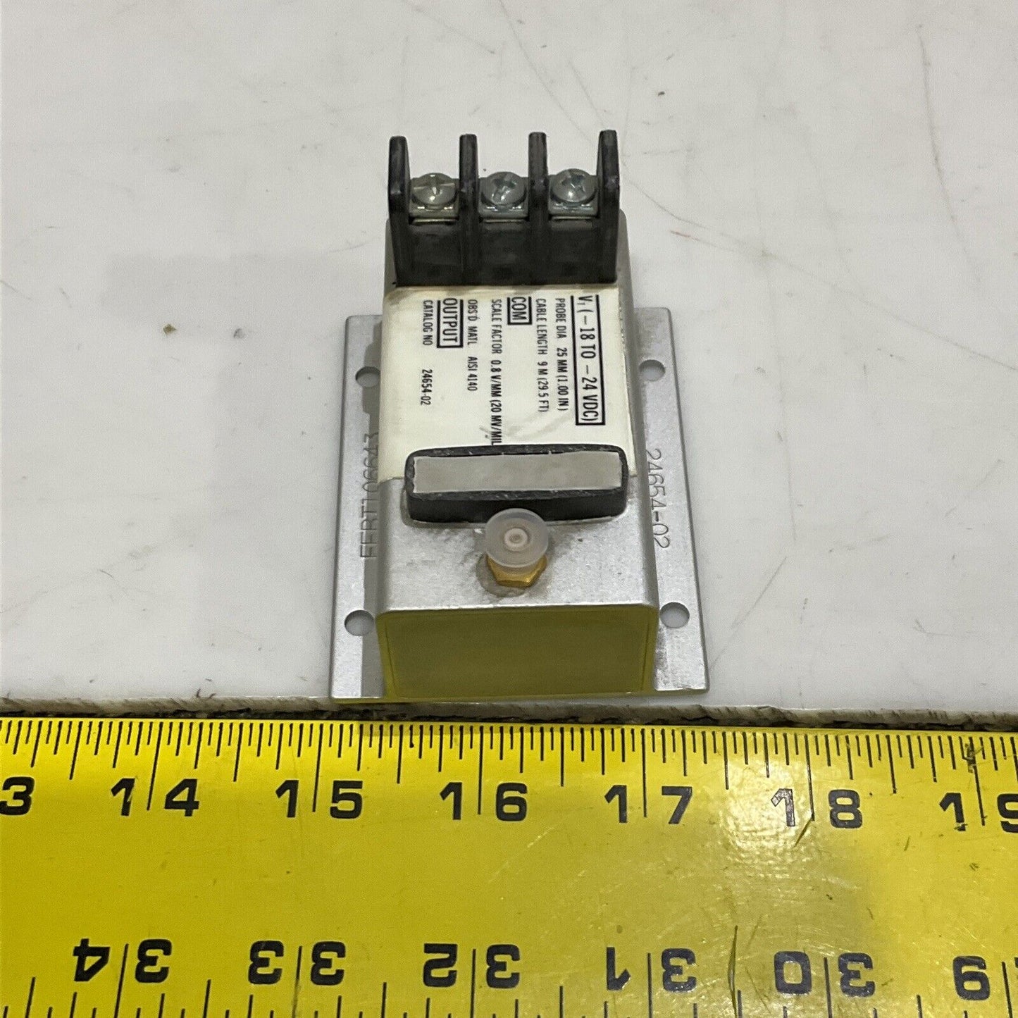 BENTLY NEVADA 24654-02 18744-O1G 25MM PROXIMITOR SENSOR 373