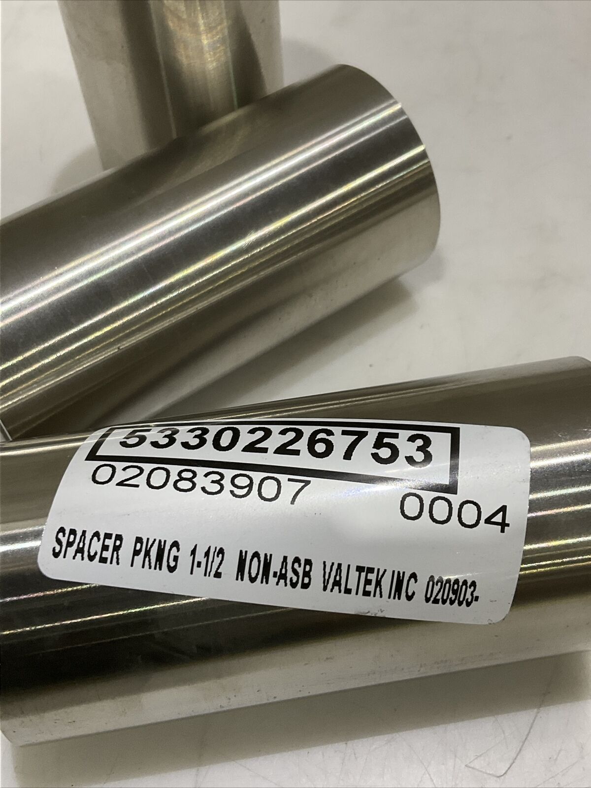 FLOWSERVE 0020903-150-000 SPACER PACKAGING 1.50 STEM 4L 316 SS LOT OF 3 373