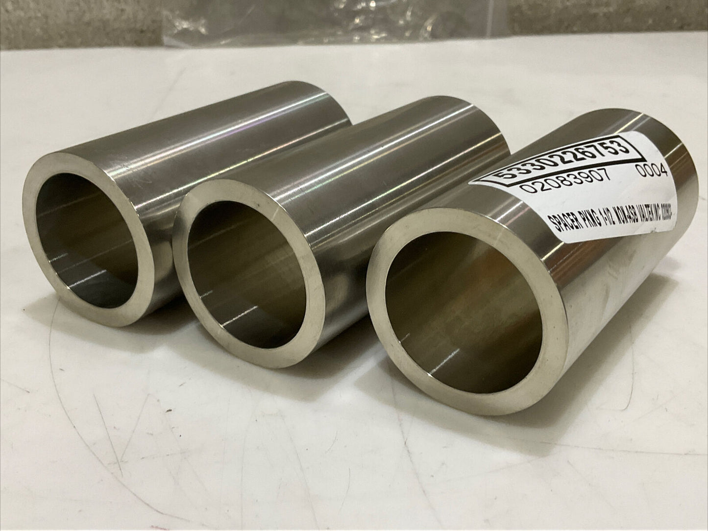 FLOWSERVE 0020903-150-000 SPACER PACKAGING 1.50 STEM 4L 316 SS LOT OF 3 373
