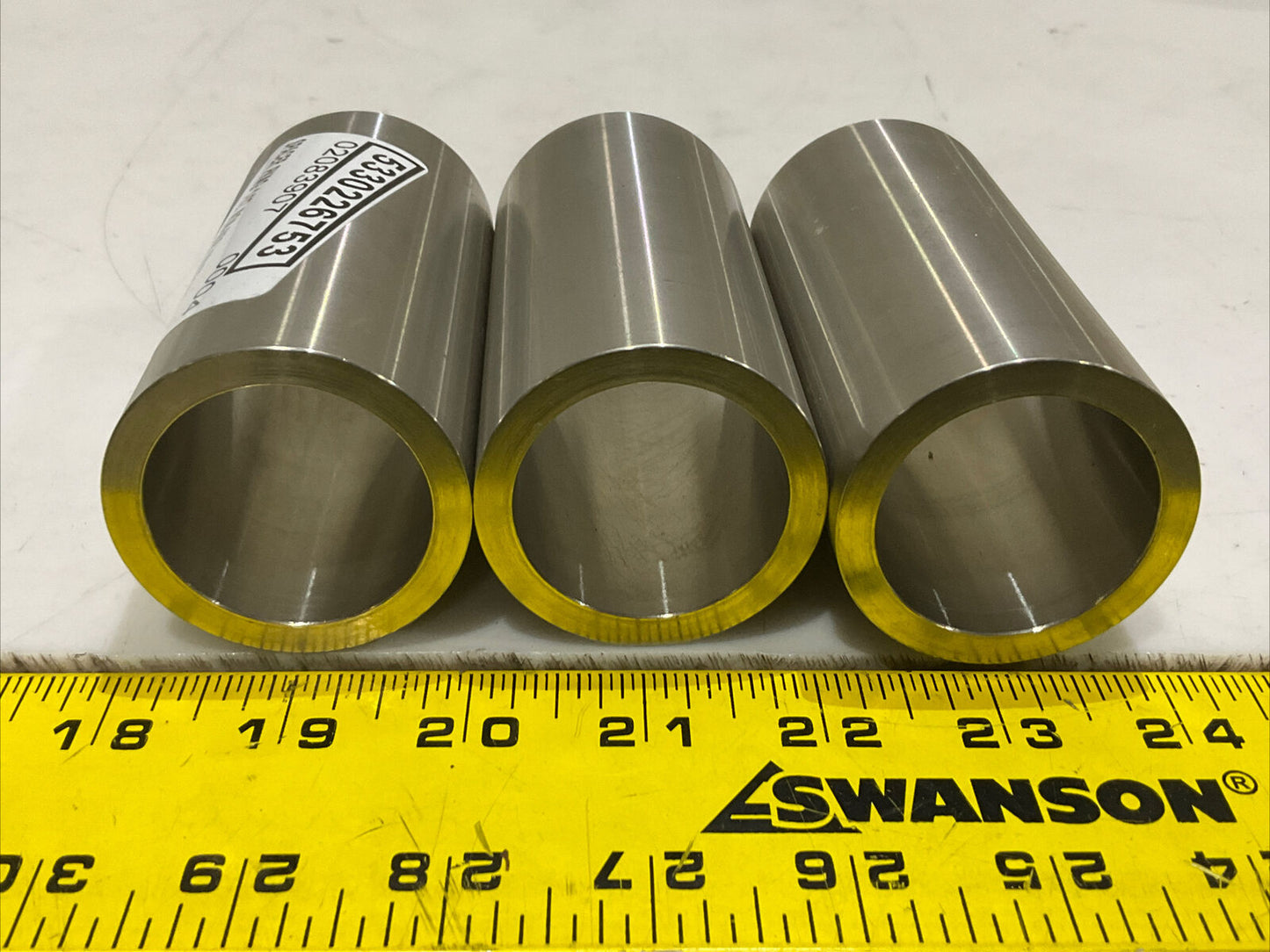FLOWSERVE 0020903-150-000 SPACER PACKAGING 1.50 STEM 4L 316 SS LOT OF 3 373