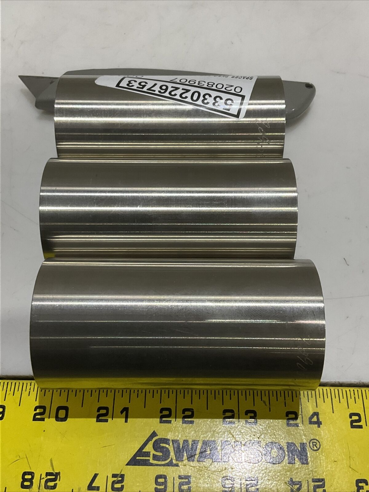 FLOWSERVE 0020903-150-000 SPACER PACKAGING 1.50 STEM 4L 316 SS LOT OF 3 373