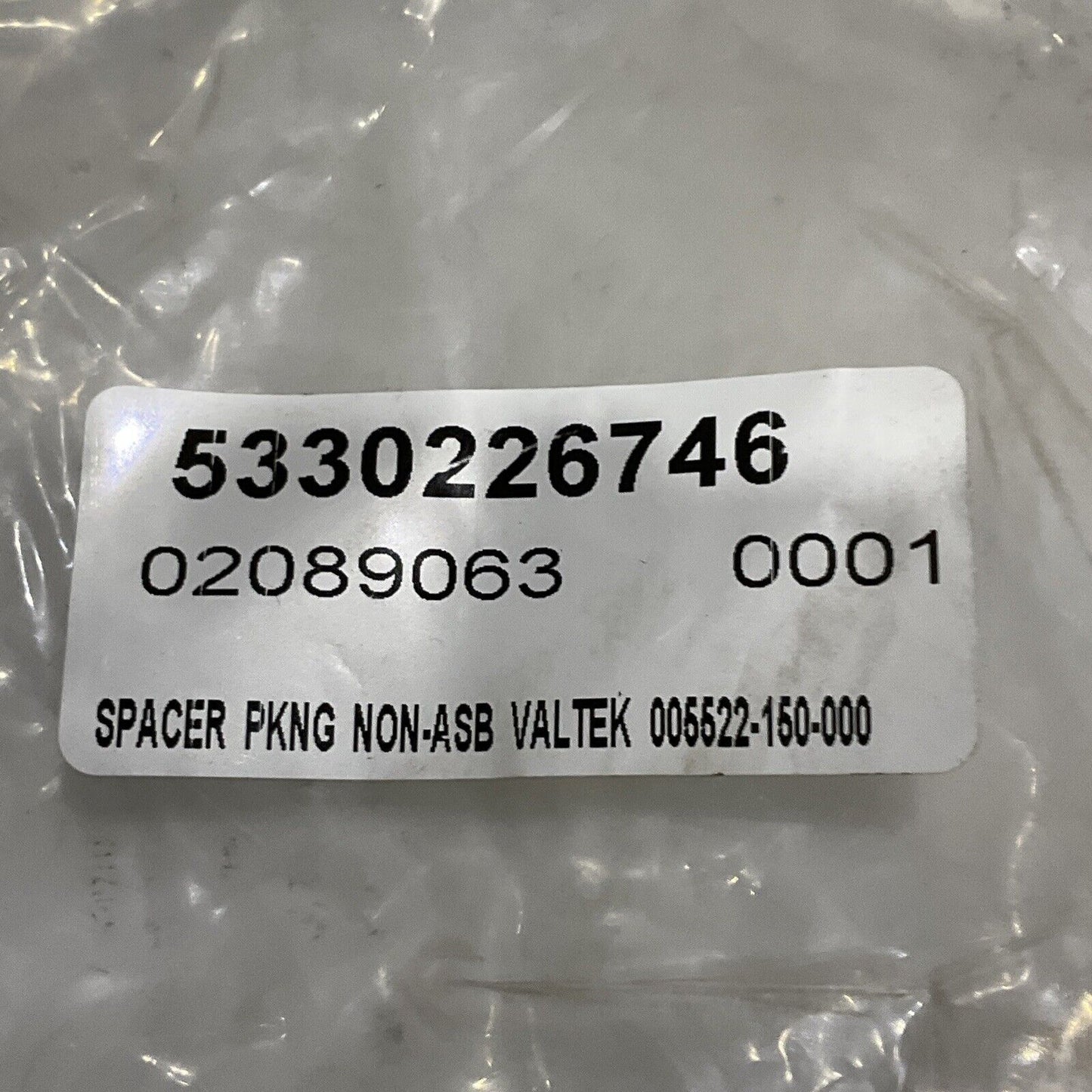 VALTEK 005522-150-000 SPACER PACKAGING 373