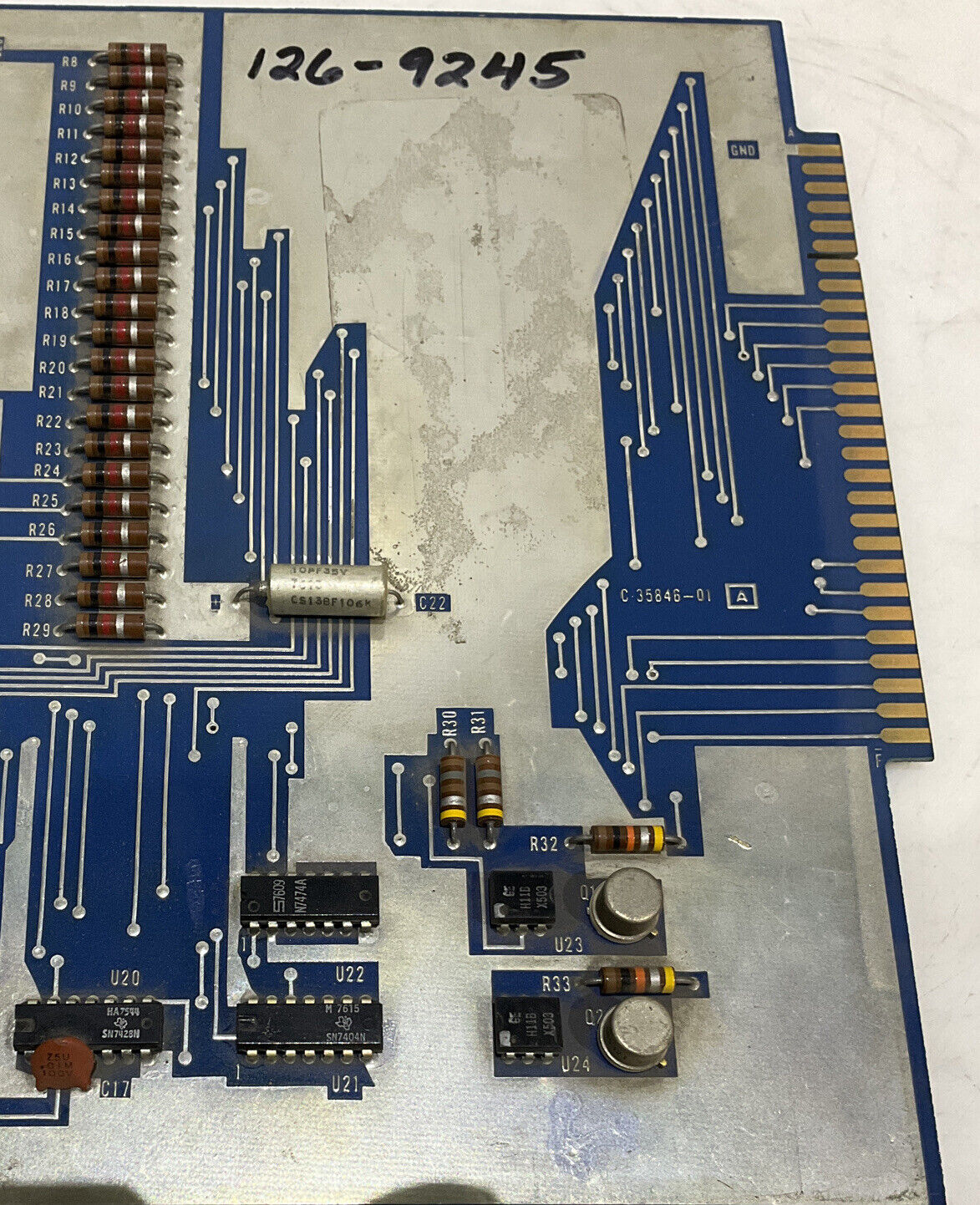 FORNEY CQ3-A214 C-35847-01 STATUS PANEL 373