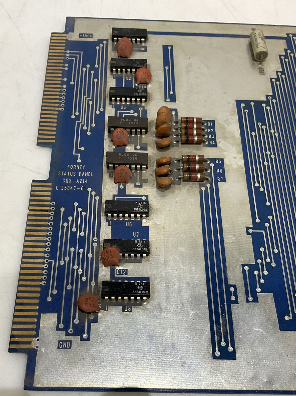 FORNEY CQ3-A214 C-35847-01 STATUS PANEL 373