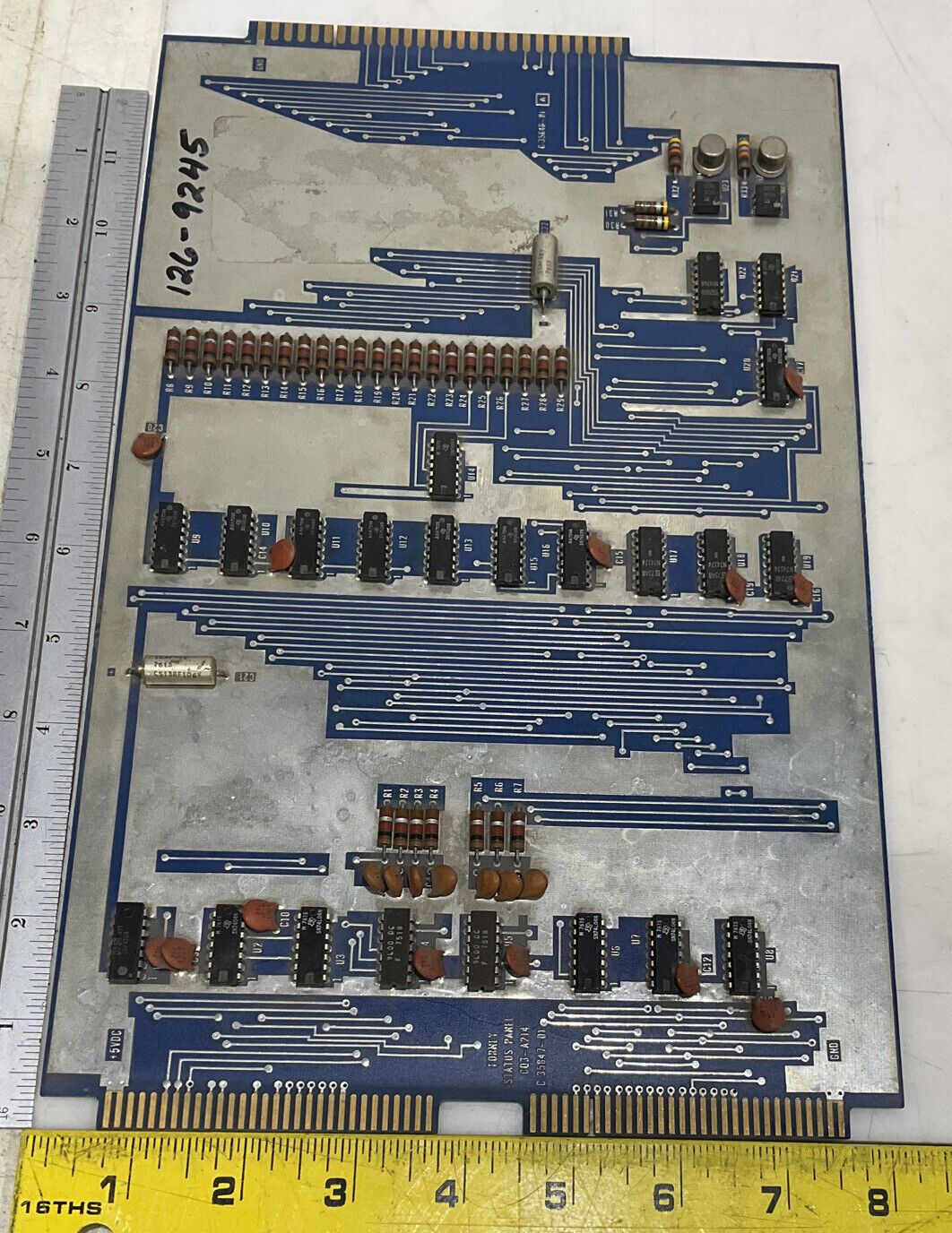 FORNEY CQ3-A214 C-35847-01 STATUS PANEL 373