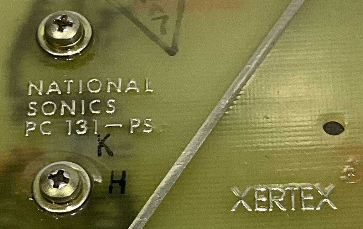 XERTEX NATIONAL SONICS PC 131-PS SENSALL DUAL POWER SUPPLY PS-234 373