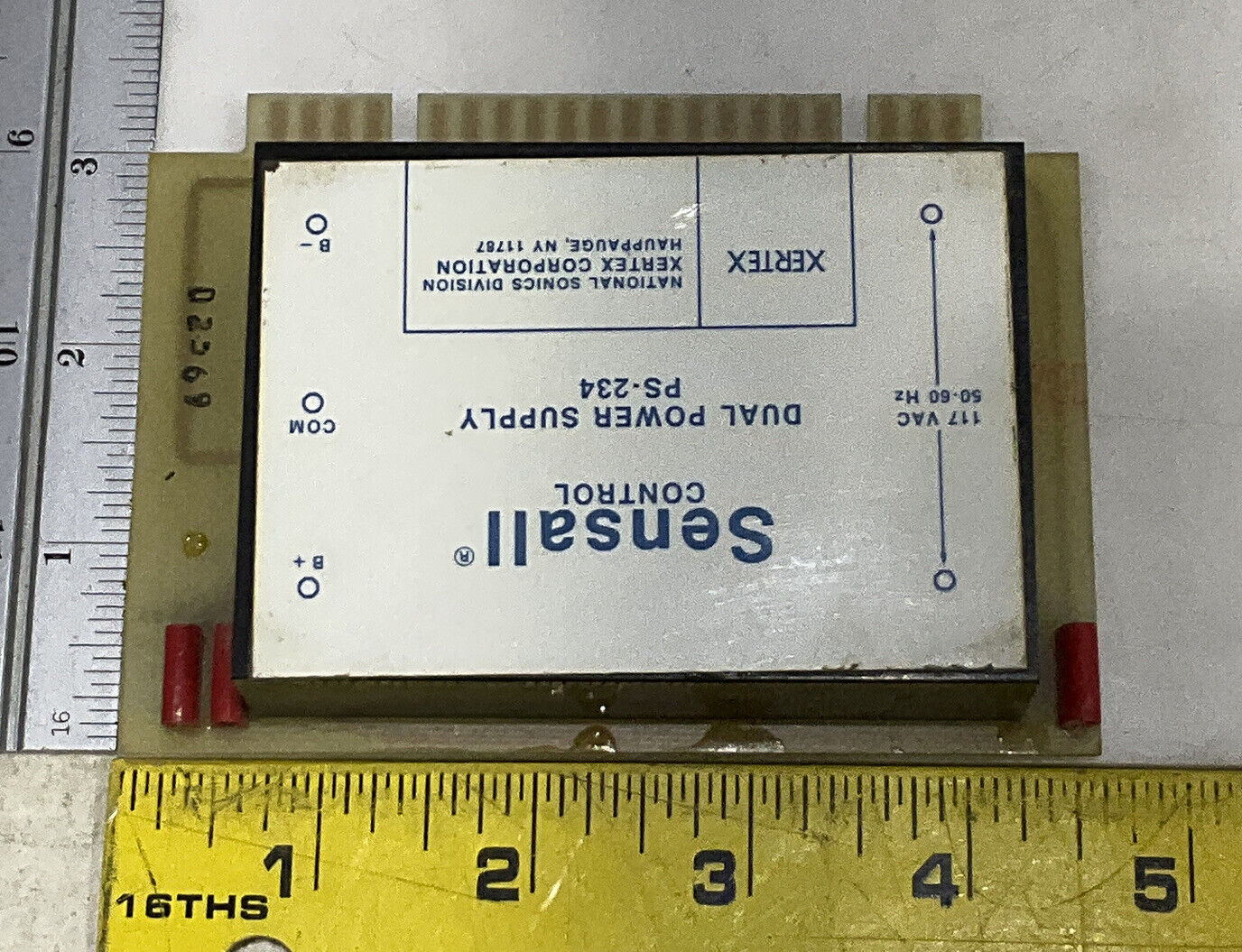 XERTEX NATIONAL SONICS PC 131-PS SENSALL DUAL POWER SUPPLY PS-234 373