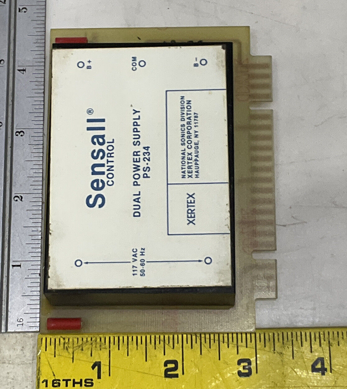 XERTEX NATIONAL SONICS PC 131-PS SENSALL DUAL POWER SUPPLY PS-234 373