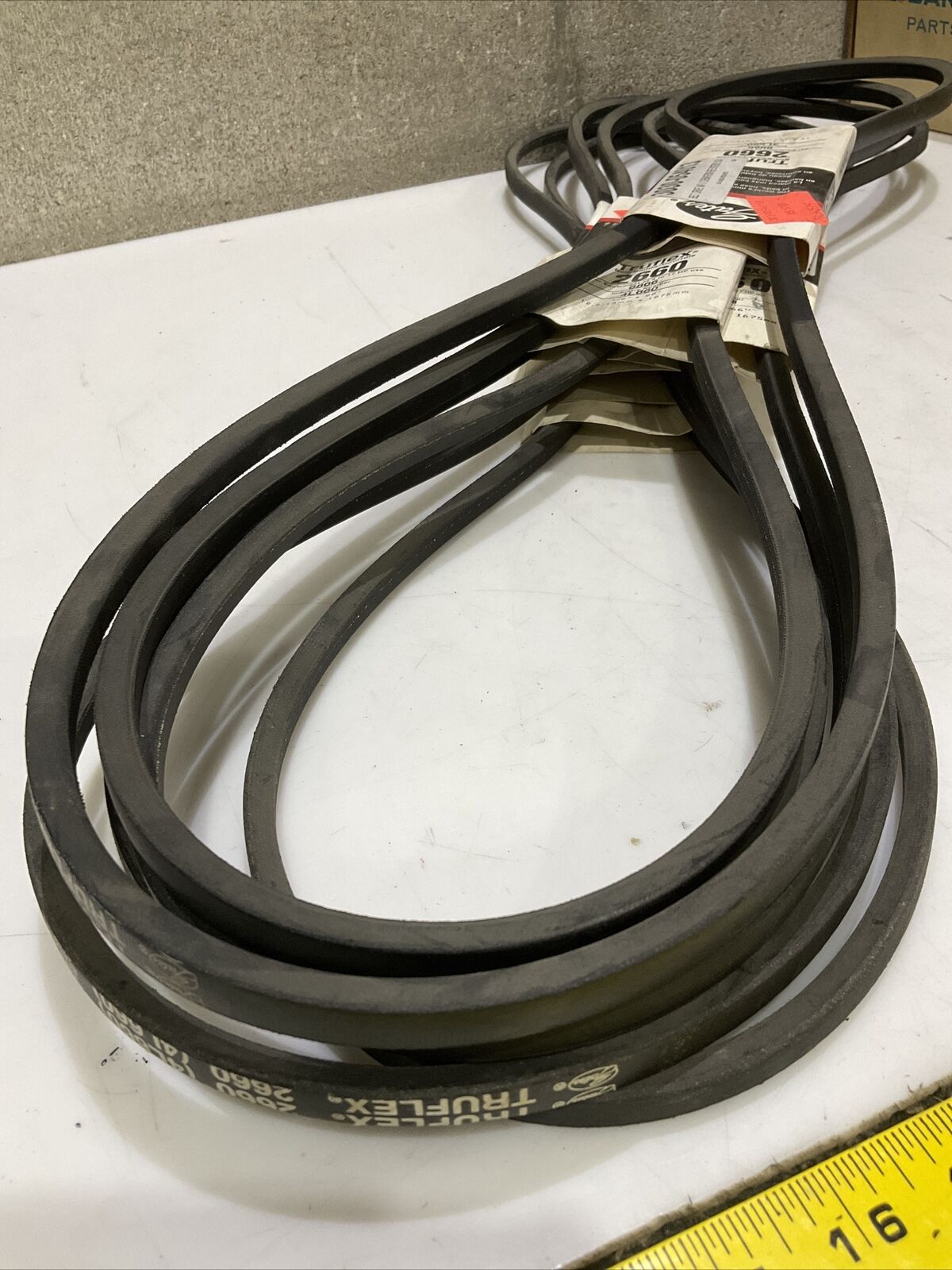GATES 2660 TRUFLEX V BELT DRIVE LOT OF 6 373