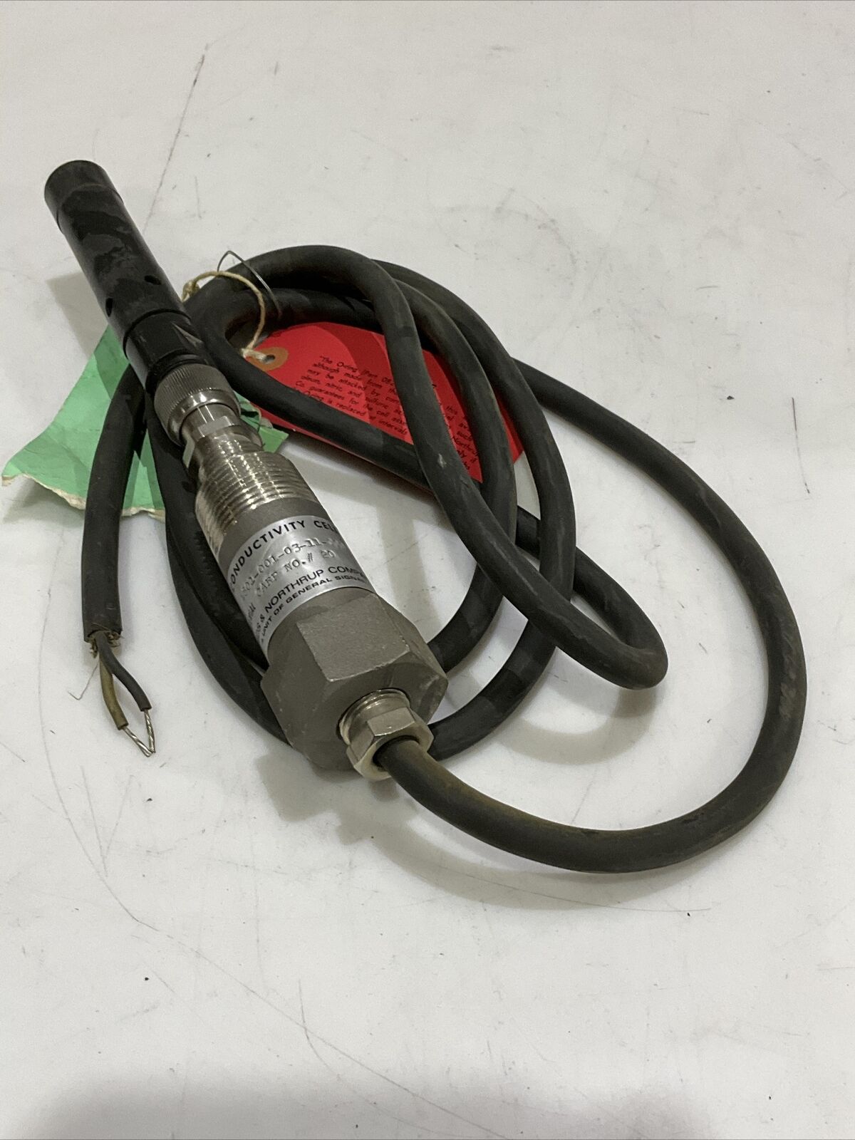 LEEDS & NORTHRUP 4801-001-03-11-000 CONDUCTIVITY CELL CARP NO. #20 373