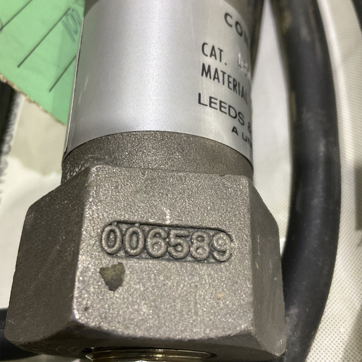 LEEDS & NORTHRUP 4801-001-03-11-000 CONDUCTIVITY CELL CARP NO. #20 373
