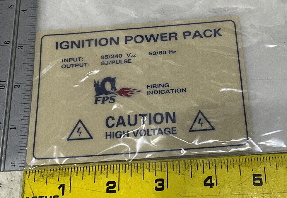 FOSSIL POWER SYSTEMS 7900-2505-01 POWER SUPPLY IGNITION POWERPACK INPUT 373