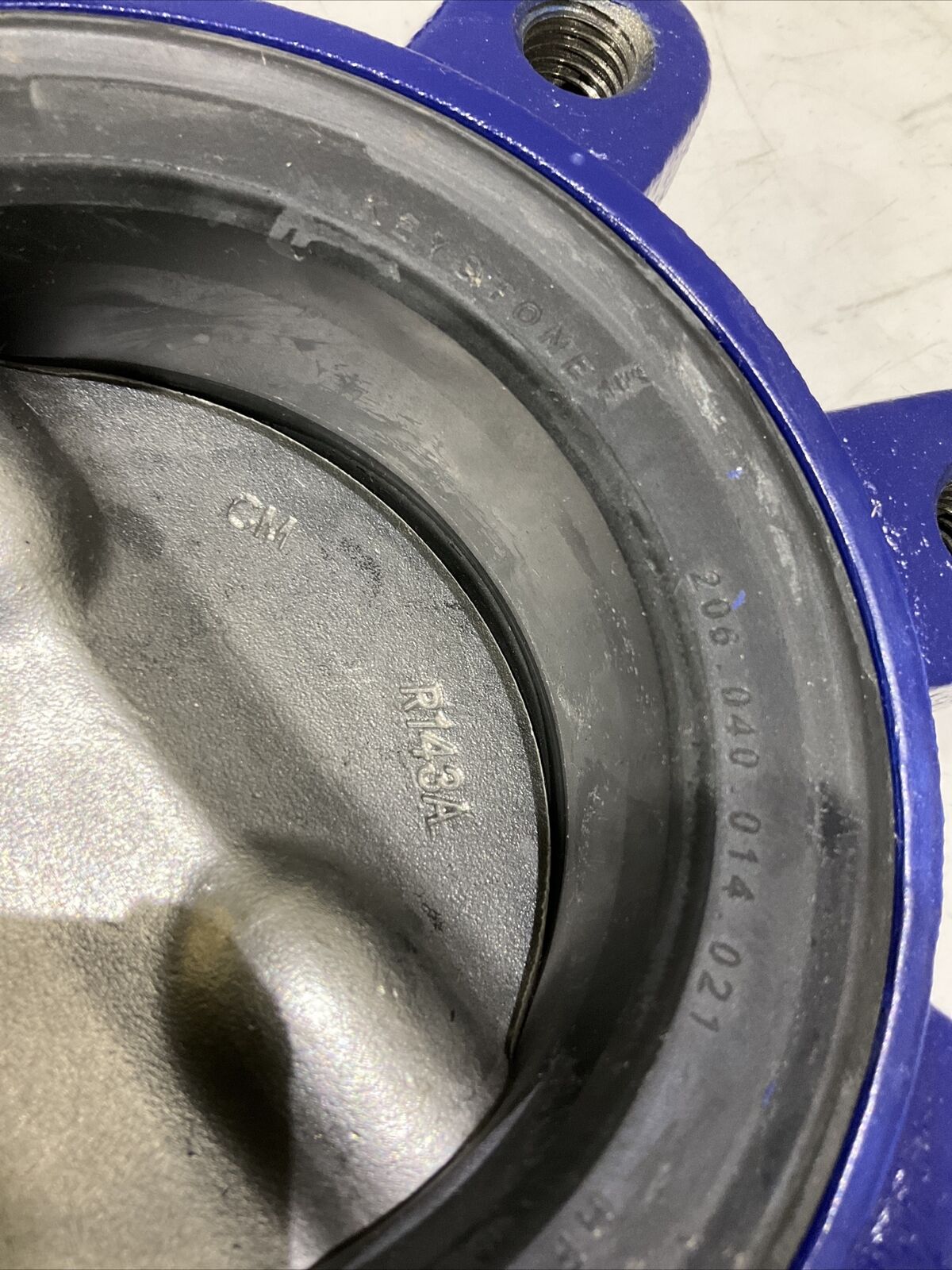 KEYSTONE GRL 4D11EA1KB0 166170 N07C BUTTERFLY VALVE LUG WITH LEVER 4” 373