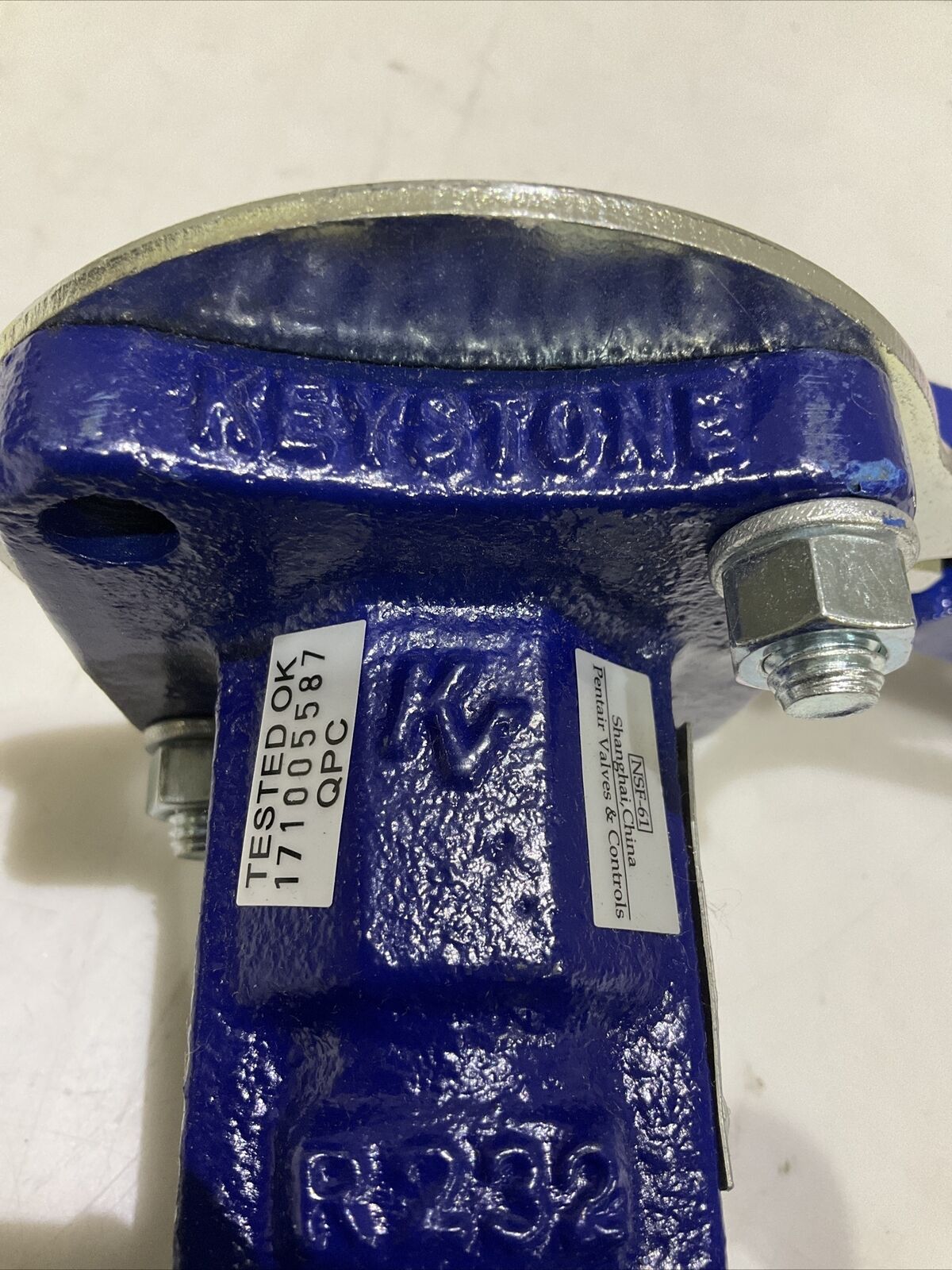 KEYSTONE GRL 4D11EA1KB0 166170 N07C BUTTERFLY VALVE LUG WITH LEVER 4” 373
