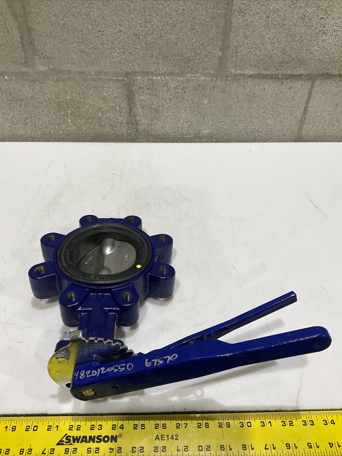 KEYSTONE GRL 4D11EA1KB0 166170 N07C BUTTERFLY VALVE LUG WITH LEVER 4” 373