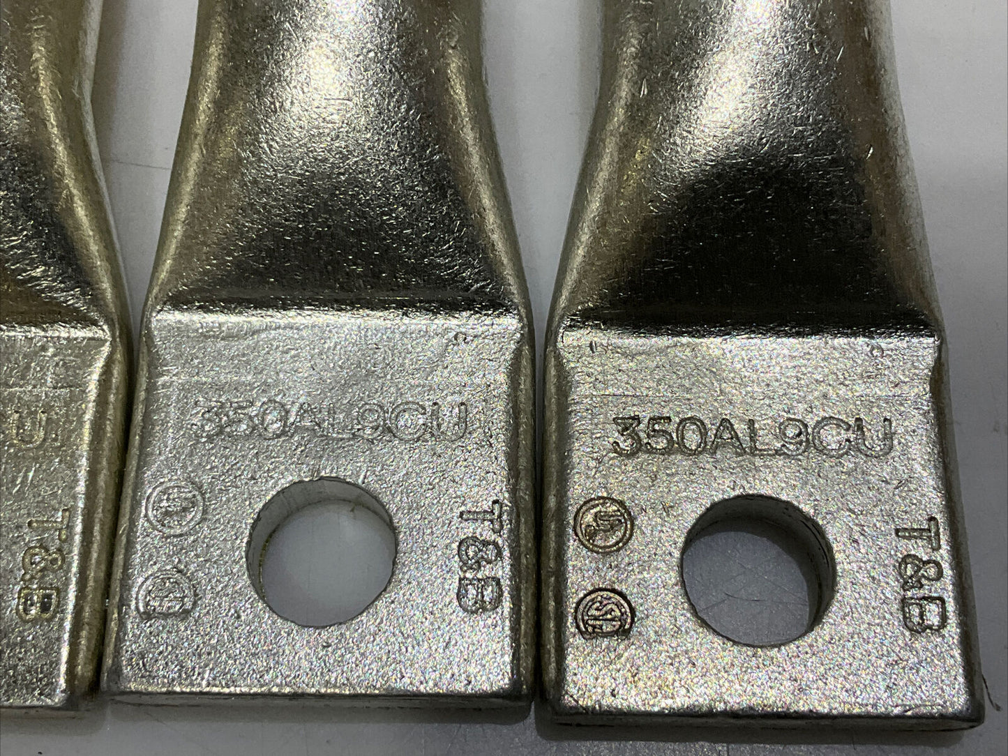 THOMAS & BETTS 69165 BROWN 87 LUG PRESSURE TERMINAL CONNECTOR LOT OF 4 373