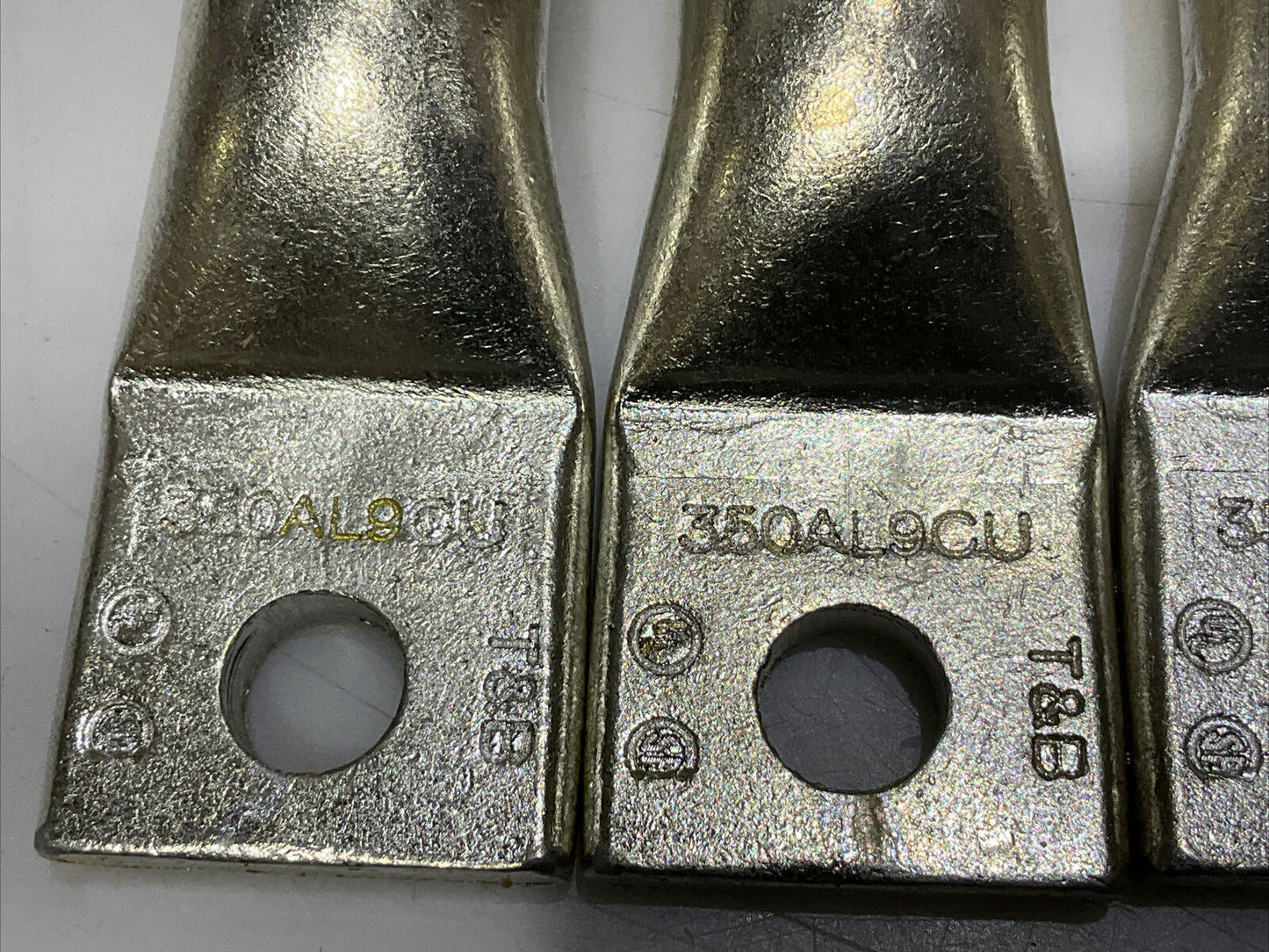 THOMAS & BETTS 69165 BROWN 87 LUG PRESSURE TERMINAL CONNECTOR LOT OF 4 373
