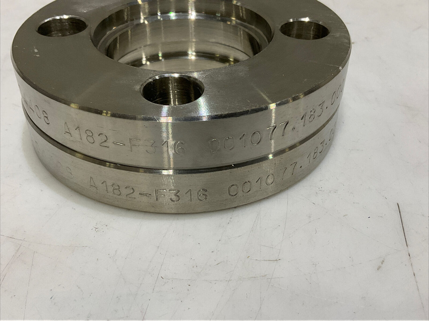 FLOWSERVE 001077-183-000 END FLANGE 1” CL 150 LOT OF 2 373