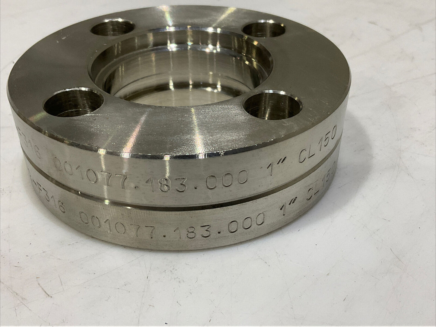 FLOWSERVE 001077-183-000 END FLANGE 1” CL 150 LOT OF 2 373