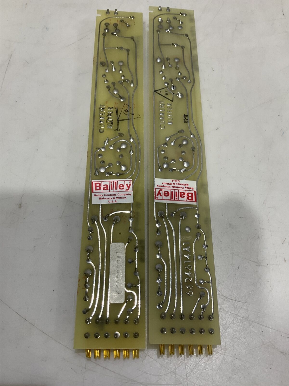 BAILEY CONTROLS 6628999A1 CURRENT BUFFER MODULE LOT OF 2 373