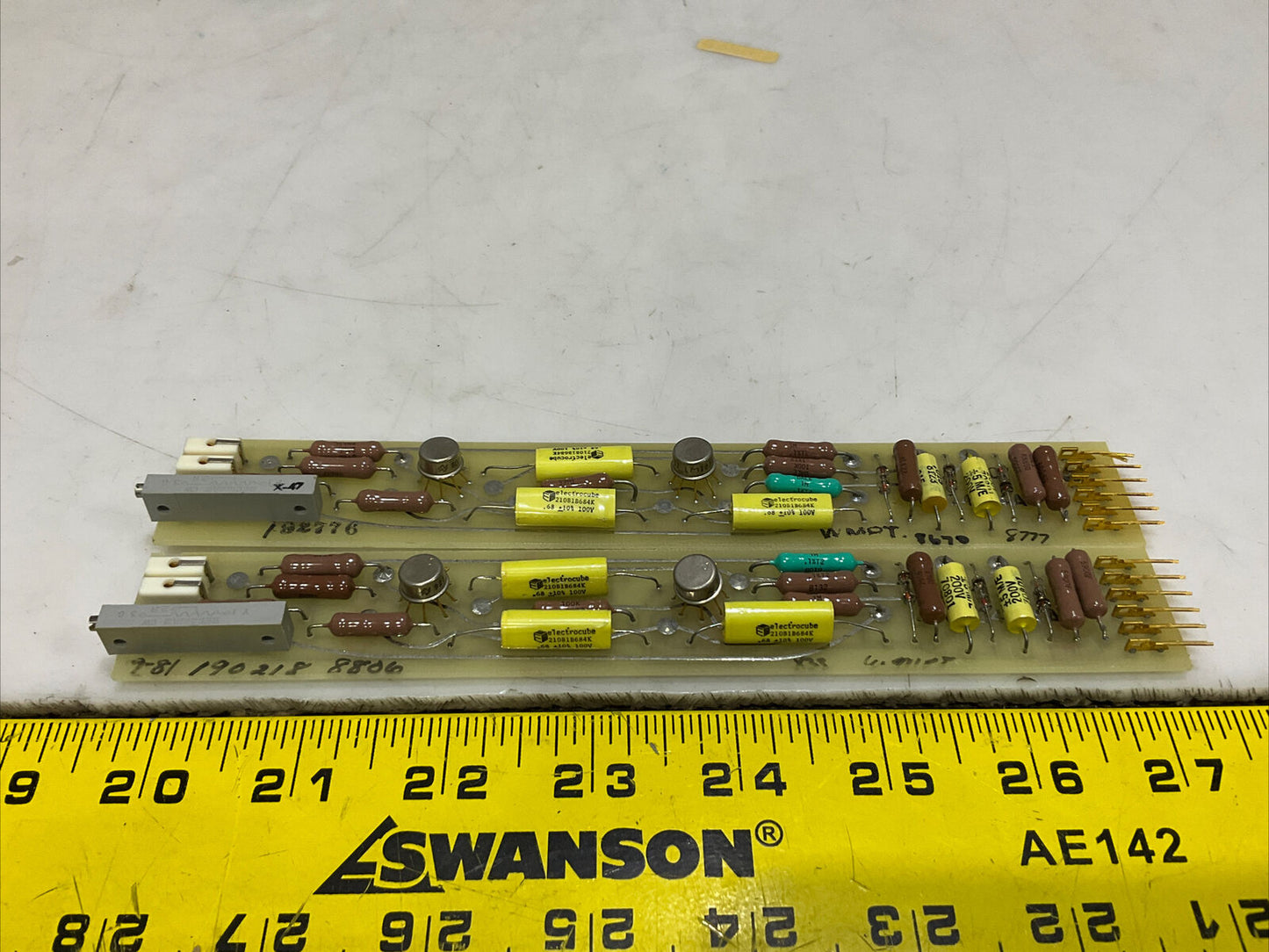 BAILEY CONTROLS 6628999A1 CURRENT BUFFER MODULE LOT OF 2 373