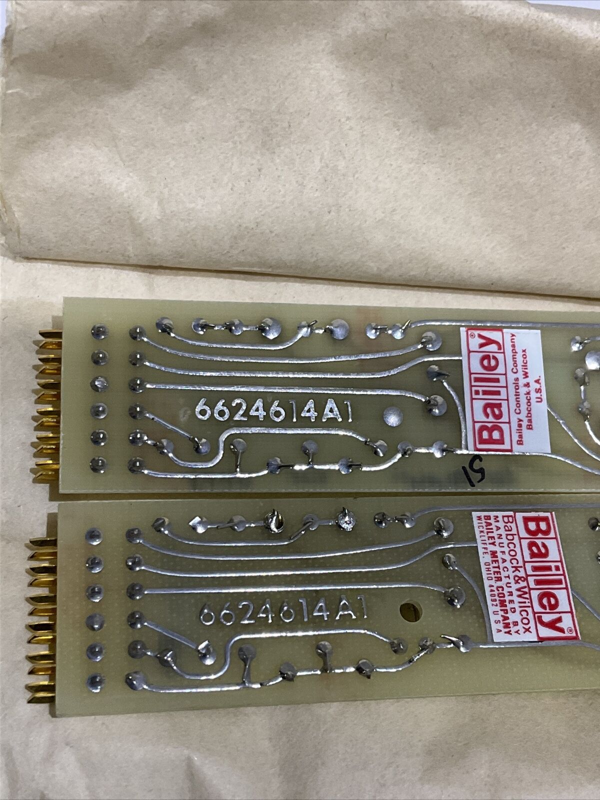 BAILEY CONTROLS 6628999A1 CURRENT BUFFER MODULE LOT OF 2 373
