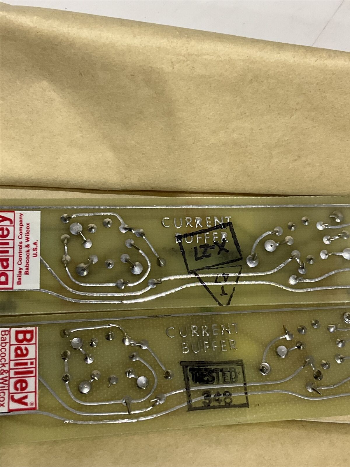 BAILEY CONTROLS 6628999A1 CURRENT BUFFER MODULE LOT OF 2 373