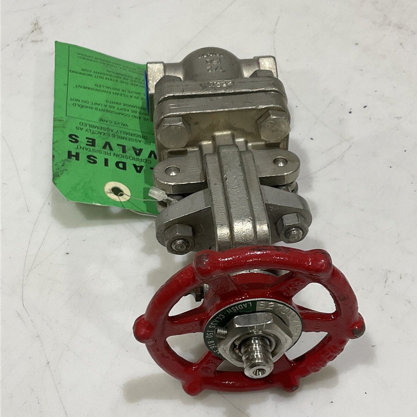 LANDISH VALVE 8270071405B GATE VALVE 1/2” 150 B16.34 275 PSI 100F LOT OF 2 373