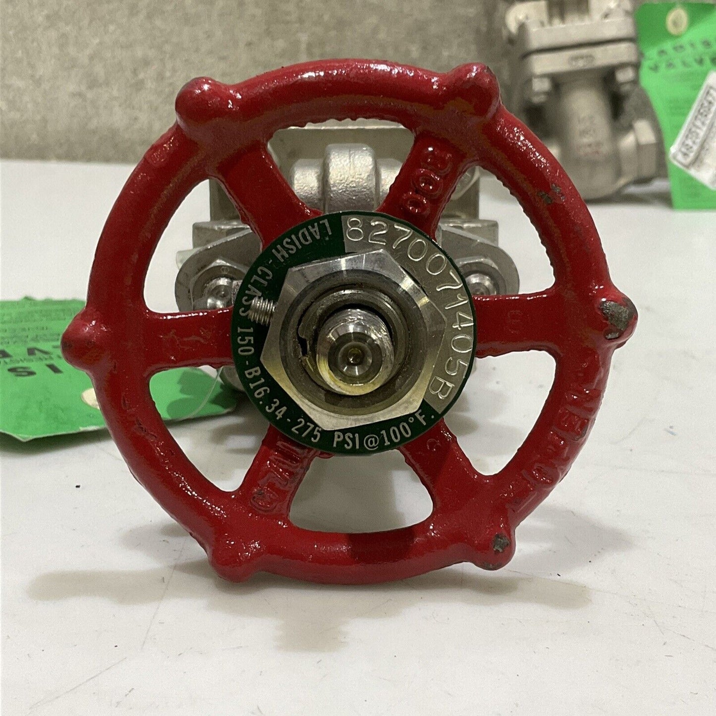 LANDISH VALVE 8270071405B GATE VALVE 1/2” 150 B16.34 275 PSI 100F LOT OF 2 373