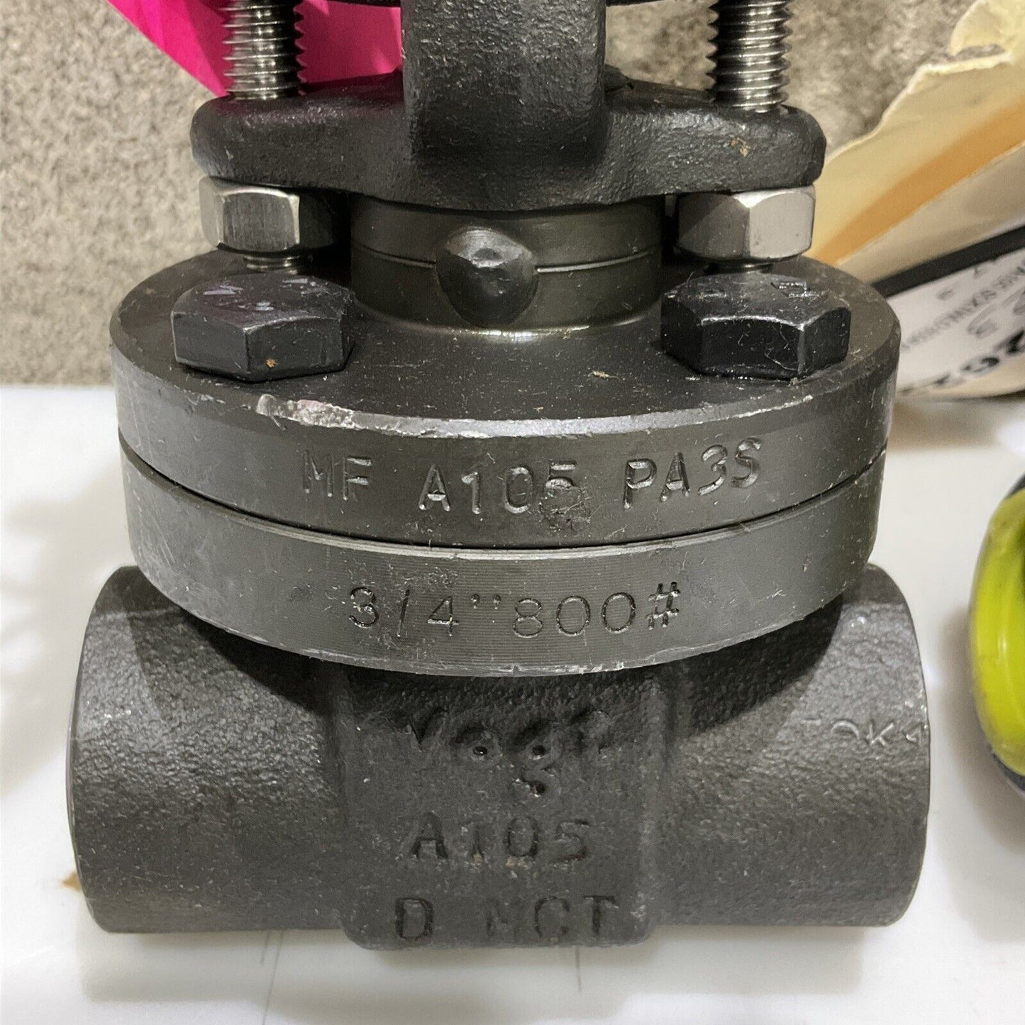 FLOWSERVE VOGT AAB84F0000Y GATE VALVE 3/4” A105N 800 B16.34 LOT OF 3 373