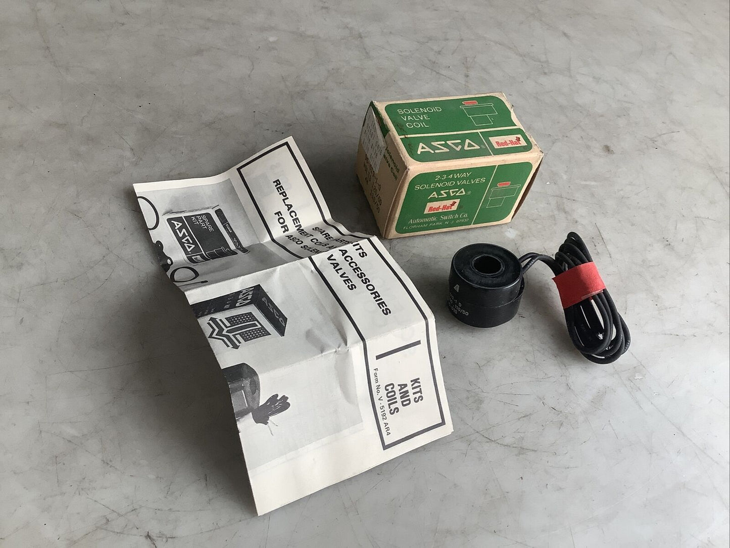 ASCO 96-619-1-D SOLENOID VALVE COIL 476
